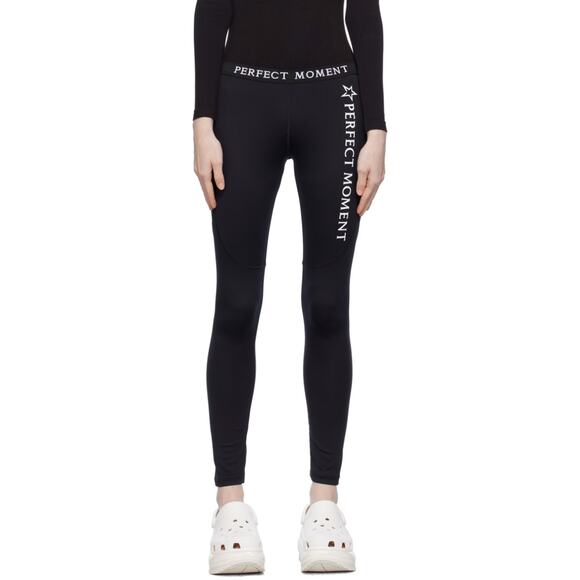 Perfect Moment Pants - PERFECT MOMENT Black Thermal Leggings Pants Activewear